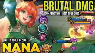 NANA BEST BUILD 2026 | BUILD TOP 1 GLOBAL NANA GAMEPLAY | MOBILE LEGENDS✓