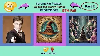Sorting Hat Puzzles: Guess the Harry Potter Professors Part 2 | Are You a Potterhead 🤞