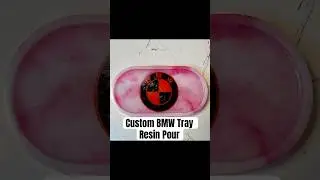 From Mold to Luxury 💎 BMW-Inspired Resin Tray #resin #resinpour #bmw #custom #ashtray