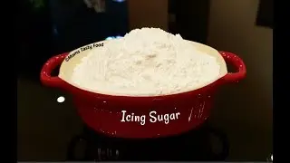 How to make icing sugar - Substitute powdered sugar for granulated or regular sugar for icing cakes