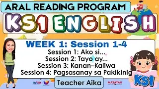 ARAL Program KS1 English | Week 1 Session 1 - 4 | Grade 1 to Grade 3 #AralProgram #ks1 #teacheraika