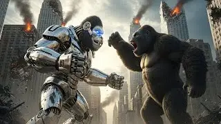 Mecha Ape vs King Kong Metal Meets Might in the Concrete Jungle #rescue #oceanrescue #rescueefforts