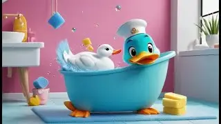 Splish, Splash, A Rainbow Bath | Color Learning Song for Toddlers and Preschoolers