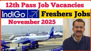 Indigo Airlines Job | 12th Pass Job | Cabin Crew Vacancy | @flyairAcademy 