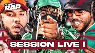 SESSION FREESTYLE avec Emkal, Zaho, Josas, HD La Rel&egrave;ve, Ligno & Lazar ! #Plan&egrave;teRap