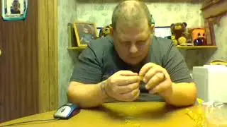 Me doing the 3D crystal puzzle Giraffe's