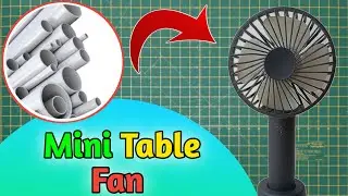 घर पर मिनी Table Fan कैसे बनाये | ✅ How to make mini Table Fan at home || Mr. Shubh ||