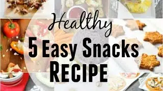 5 Easy Snacks Recipe| 10 Minute Mein Taiyaar| Easy Breakfast Recipe| Easy Nasta Recipe|😍