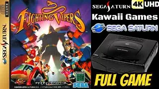 Fighting Vipers [SEGA SATURN] Longplay Walkthrough Playthrough FULL GAME🔴