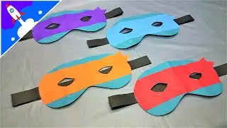 Como fazer a máscara das Tartarugas Ninja