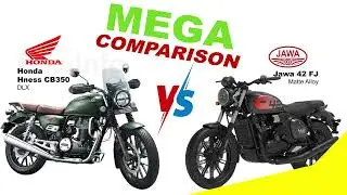 Honda Hness CB350 vs Jawa 42 FJ | MEGA COMPARISON #automobile #motorcycle #bikecompare