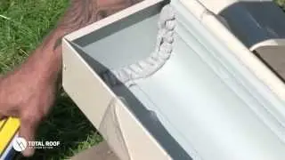 Как установить заглушку для желоба Эксперты по кровле и водостокам www.totalroof.com.au 03 95576056
