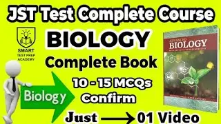 JST Test Preparation 2025 | 2 Hours Biology Full Book | Class 9 STBB | 100% Important MCQs | BPS-14