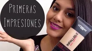 L'oreal Infallible Pro Matte| Primeras Impresiones| Vanessa Suárez❤️