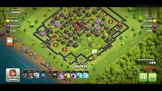 Th10 Mass Hog attack || Queen Charge with Party Wizard || Best loot❣️❣️😍