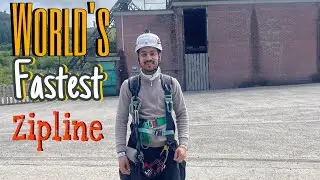 England Uk 🇬🇧 mai Zip Line Karli😳| Worlds Fastest Zipline In Uk 🇬🇧 | Solo Traveler | International