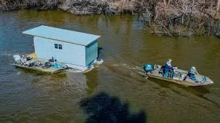 The thought process behind moving a houseboat..