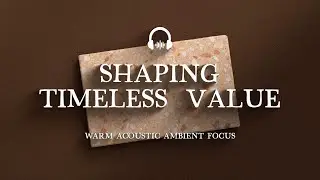 Shaping Timeless Value Terrazzo Acoustic Guitar and Slow Ambient Focus