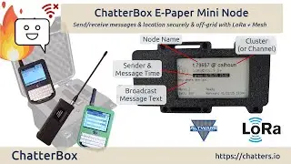 New E-Paper Mesh Node for ChatterBox Off-Grid Secure Communication