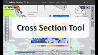 AWC cross section tool and flight route