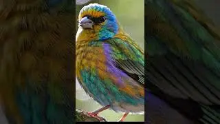 This Canary Has Unreal Colors 🌈#canarybird #fantasybird #colorfulbird#shorts #ytshorts #natureasmr