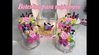 botesitos decorados con esmaltes de porcelana fria
