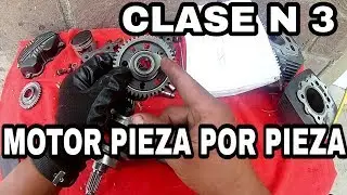 🔩🔧PUNTERI), CULATA)CILINDRO)CIGÜEÑAL)ARBOL DE LEVAS)😎Curso de MECÁNICA DE MOTOCICLETAS ,CLASE N 3