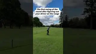 The range vs the round. #golf #bogeygolf #golfer #golfscore #golfterms #fairway #progolfer