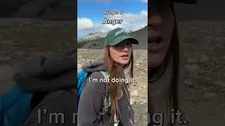 Getting her to go uphill after a long hike #hiking #hikingadventures #funny