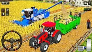 Real Tractor Farming Simulator 2025 - Harvester Tractor Driving - Android Gameplay