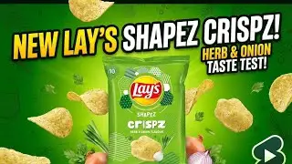 Lays Shapez Crispz Herb & Onion Potato Chips #review 