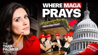 Внутри церкви MAGA в баре недалеко от Белого дома