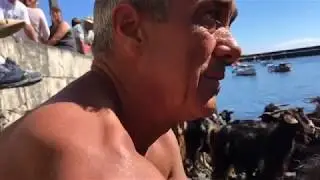 Baño de las cabras por el día de San Juan - Puerto de la Cruz 2018