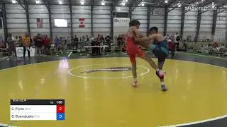 57 Kg Round Of 16 - Cooper Flynn, Southeast Regional Training Center, Inc Vs Davian Guanajuato, So