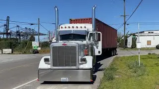 April 17, 2025 загрузка на завтрашний дальняк Peterbilt 389 C15 Cat