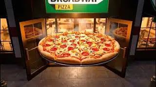 AI made Broadway Pizza pop out of the outlet.#AivoryAds #BroadwayPizza #AIGenerated