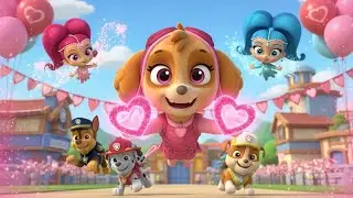 PAW Patrol Valentine&rsquo;s Day 💖 Friendship Rescue Adventure! | Skye & Magical Friends | 3D Cartoon