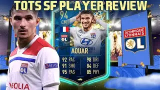 HE CAN PLAY ANYWHERE!! 94 TOTSSF AOUAR PLAYER REVIEW! FIFA 20 ULTIMATE TEAM