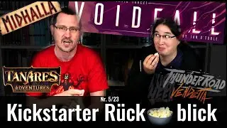 Kickstarter Rückblick Nr. 5/2023 Voidfall, Midhalla, Thunder Road: Vendetta, Tanares Adventure uvm.