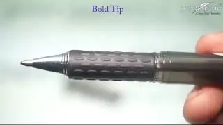 Add Gel Model:14743 Jetflo JP-220 Transparent body with silver clip Black ink cap type gel pen