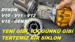 Dyson Dikey Süpürge Detaylı Temizlik - Dyson V10 - V11 - V12 - V15 - Gen5 Siklon Temizliği