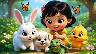 🐢🐇 முயலும் ஆமையும் | Kids Moral Story Tamil | Slow Happy Song | Kids Animation