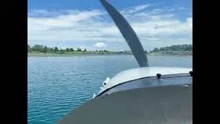 Cessna 180 on floats - Patricia Bay, British Columbia 🫶