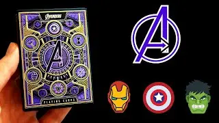 Avengers Playing Cards + SUPERHERO WEBSITE!