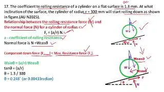 Wheel friction | Rolling resistant | friction | EM | Engineeing Mechanics