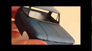 Маскировка модели автомобиля под покраску с помощью голой металлической фольги