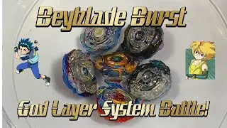 Beyblade Burst God Layer System Marathon Battle! EPIC BURSTS!!