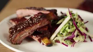 St. Louis Style Spareribs with Sweet and Spicy Rub and Root Beer BBQ Sauce