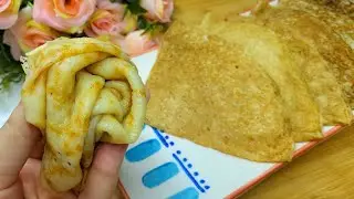 Идеальные блины БЕЗ Яиц, Молока и Кефира! Постные Блинчики Быстро и Просто