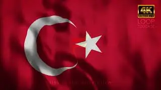 Turkey Flag 4K Ultra HD Loop Footage